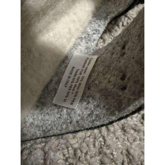 Birkenstock Arizona Happy Lamb Grey Wool Felt Lined Slide Sandal Size 36 US 5 - Picture 4 of 4